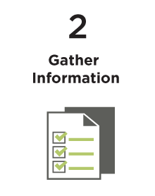 Step 2, gather information